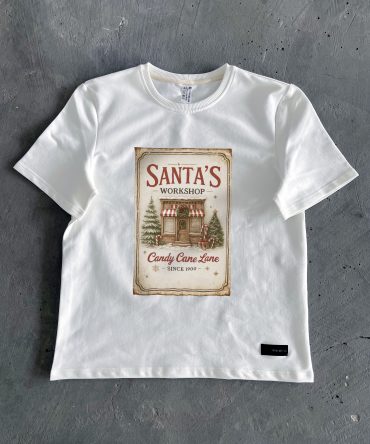 Футболка молочная МАСТЕРСКАЯ САНТЫ